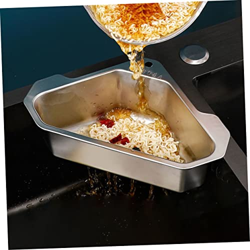 Colador Triangular Esquinero para Fregadero Acero Inox miniatura 3