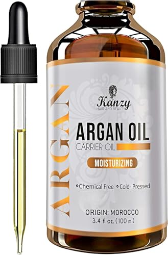 Kanzy Huile d'Argan Pour Cheveux, Peau, Corps,...