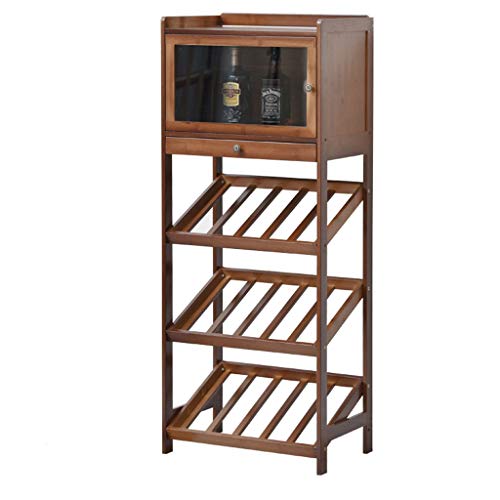 Soporte para botellas de vino de madera maciza