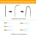 Buyplus Gutter Cleaner from the Ground - Rain Gutter Cleaning Hose Attachment with Extension Poles Up to 7FT, Bendable Gutter Wand | 5 Spray Patterns, Perfect for Garden Hose
