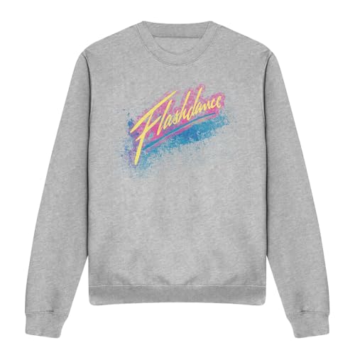 Image of Cotton Soul Flashdance/Spray Logo - Crew Sweatshirt - Athletic Heather - X-Large