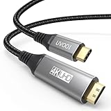 UVOOI USB C to Mini HDMI Cable 3FT, 4K USB Type-C to Mini HDMI 2.0 Cord High Speed (4K@30Hz,2K@60Hz,1080P,HDR,3D,ARC) for Portable Monitor, MacBook, Laptop, iPhone 15/Pro/Max, Galaxy 24/23, iPad Pro
