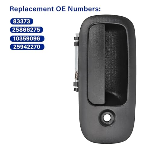 Image of 3Pcs Exterior Door Handles for 1996-2009 Chevy Express,GMC Savana 1500 2500 3500 4500 Van, for Front Left & Right & Rear Right Sliding Side Door, Replaces 83373 10359094 79320 10359093 79321 25866275