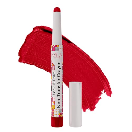 Image of Mila Beaute Lock & Pout Matte Crayon Lipstick for Women I Smudge Proof & Transfer-proof Lipstick I Hydrating With Ceramides & Shea Butter I Highly Pigmented & Glides Smoothly | Suitable for Indian Skin Tones - (1.25g,10 Not RN)