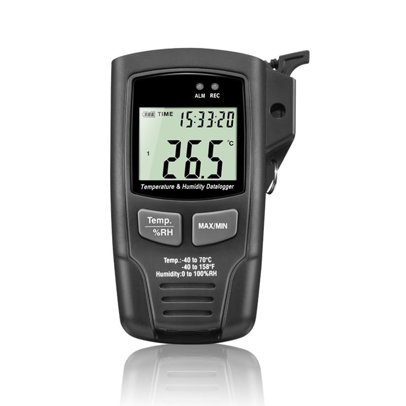 DT-172 Registrador inteligente de datos de temperatura y humedad, interfaz USB con capacidad de datos 32700 for monitoreo ambiental y logística de cadena de frío