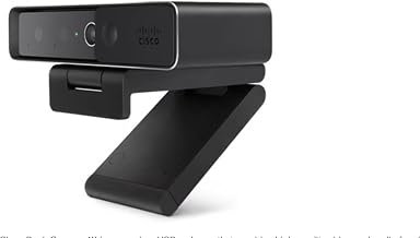 Cisco Desk Camera 4K in Platinum White with up to 4K Ultra HD Video, Dual Microphones, Low-Light Performance, 1-Year Limited Hardware Warranty (CD-DSKCAM-P-US)
