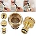 Universal Tap Kitchen Adapters Brass Faucet Tap Connector Mixer Hose Adaptor Basin Fitting Garden Watering Garden Tools(5pcs)