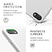kwmobile Case for Apple iPhone SE (2022/2020) / iPhone 8/7 Case - Soft Cover - Shockproof Silicone - Wireless Charging White