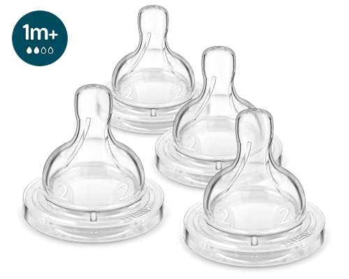 Philips Avent Classic Anti-Colic Baby Bottle 1M+ Flow Teat/Nipple (Pack of 4) | SCY762/04 - Image 10 thumbnail