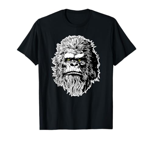 Bigfoot Face Bigfoot Camiseta