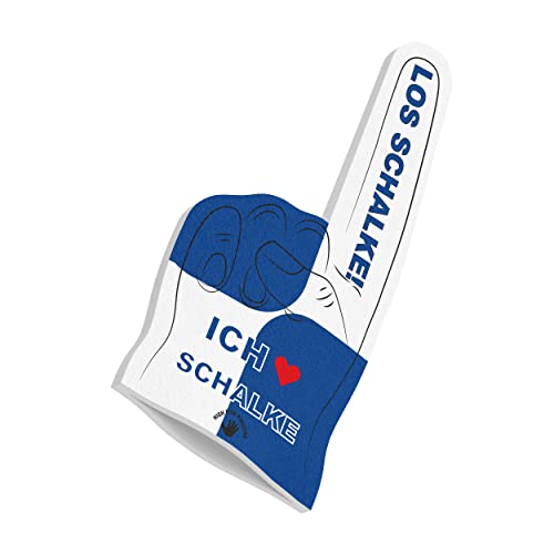 HIGH FIVE FINGERS Schalke Fahne My City Flagge Schaumstoff Hand für...