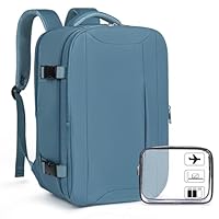 Xkdoai for Ryanair Cabin Bags 40x30x20, Travel Backpack with TSA Approved Clear Bag, Travel Bag 40x20x25 Underseat Carry-ons Hand Luggage Bag for Travelling Casual Daypack for Ryanair Plane