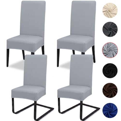 Meision Stuhlhussen 4 oder 6er Set Stretch Stuhlhussen Abnehmbare waschbar Spandex Stuhlüberzug...