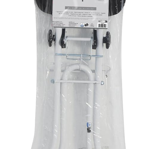 MSV Verstellbare Stehhilfe Sitzhilfe Stehsitz Bügelstuhl Bügelhilfe, Mehrfarbig