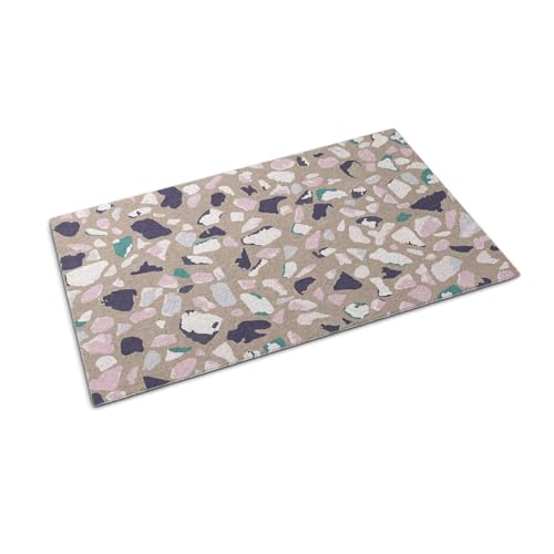 Tapis d'entrée antidérapant Tulup évite les glissades et protège vos sols de la pluie