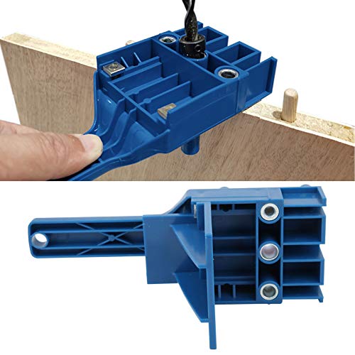 Guia de perfuração de furo de cavilha de madeira, kit de gabarito de cavilha de 6 8 mm de 10 mm, bol