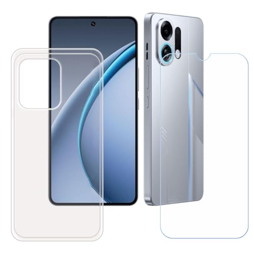 BMPNLSZ �K�p Oppo K13 Turbo Pro�p+[�p�b�N]HD�����K���X�ėp�����ʂ����P�[�X�A�V���J�Q���P�[�XTPU�o���p�[�ی�o�b�N�P�[�X-Oppo K13 Turbo Pro�p�X�N���C�u�h�~�ی��(6,8")