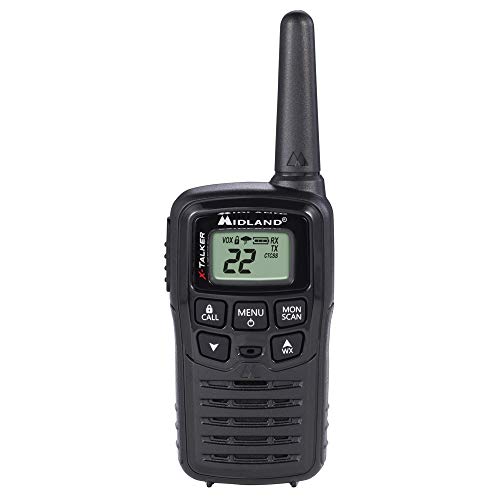 Midland - T10 X-TALKER, 22 Channel FRS Walkie Talkies - Extended Range Two