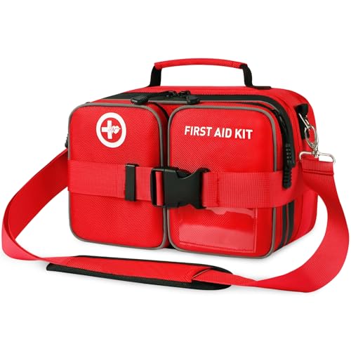 CAREWOOH Premium 516 Piece First Aid Kit for Car, FSA Eligible HSA Store...