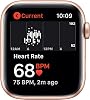 Apple Watch SE (GPS + Cellular, 40mm) - Caja de aluminio dorado con correa deportiva rosa arena (Reacondicionado) 8