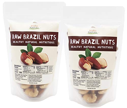 Beyond Nature, Superior to Organic Raw Brazil Nuts 24 oz (12 oz - Pack of 2)