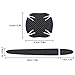 LANZMYAN Compatible with Door Handle and Cup Bowl Cover Trim Carbon Fiber Paint Scratch Protective Guard for Honda Fit Jazz