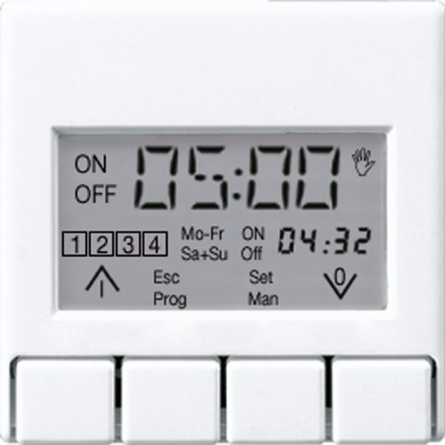 Preisvergleich Produktbild Jung A5201DTSTWW Zeitschaltuhr Display Standard