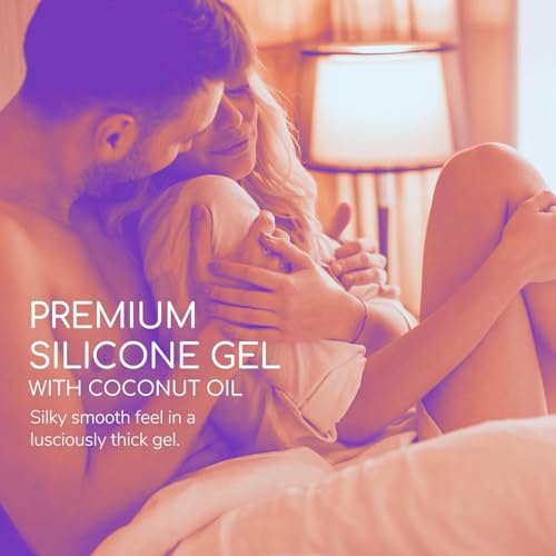 Image of Astroglide Silicone Lube (3oz), X Premium Gel Personal Lubricant for Vaginal and Anal Sex, No Drip Stay-Put, Lube for Men, Women and Couples, Waterproof-for Water Play (Pack of 2)