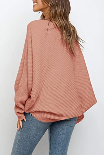 Image of Mafulus Womens Oversized Sweater Fall Winter Slouchy Pullover Jumper Tops