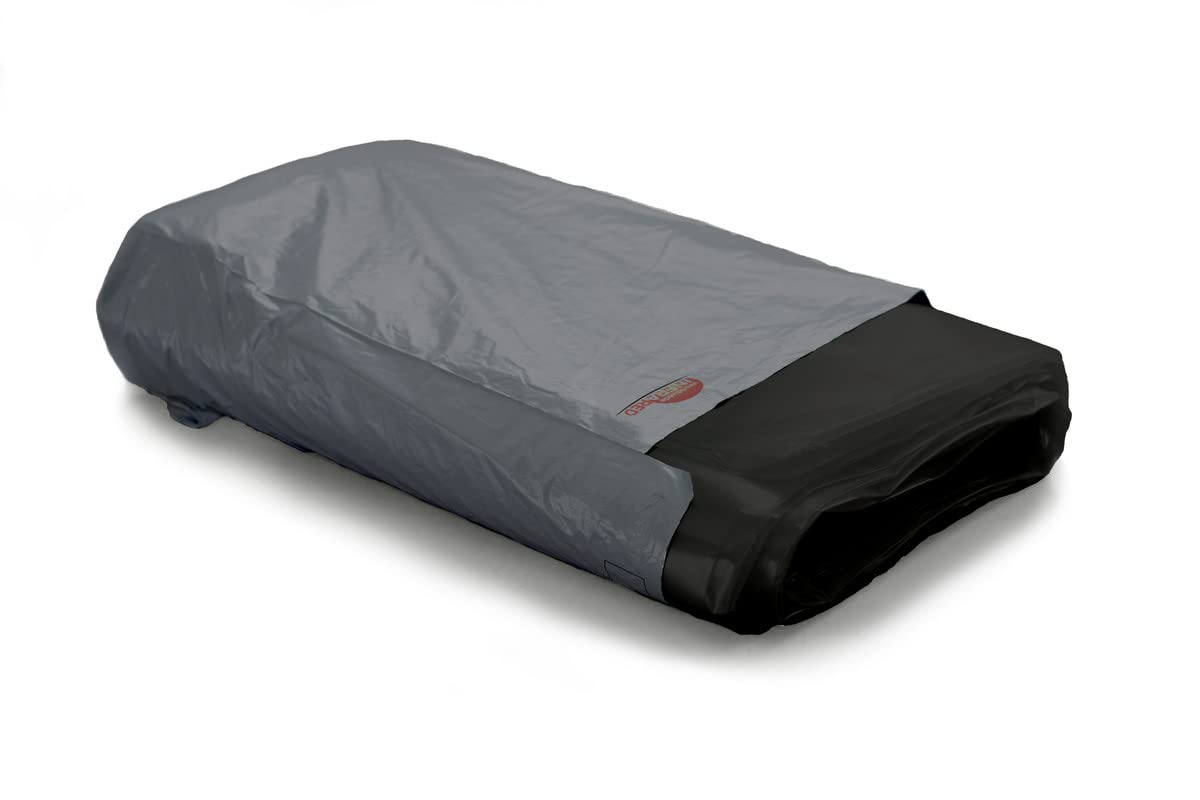 Membrana a prueba de humedad, lámina de polietileno negro resistente, varios tamaños y grosores (4 m x 25 m, 200 mu (800 g))