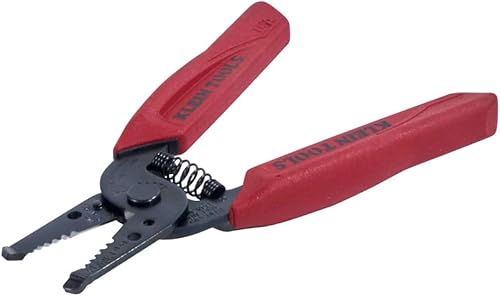 Vista 11 de Klein Tools 11046 Wire Stripper, Wire Cutter, Made in USA, Stripping/Cutting Tool for 16-26 AWG Stranded, Compact Nose with Precision-ground