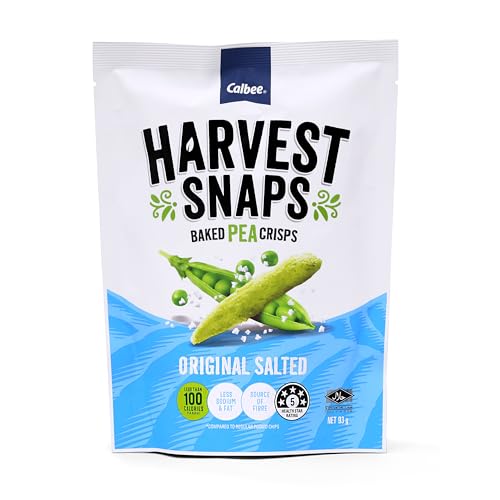 Calbee Harvest Snaps Original Salted Baked Pea Crisps 93g