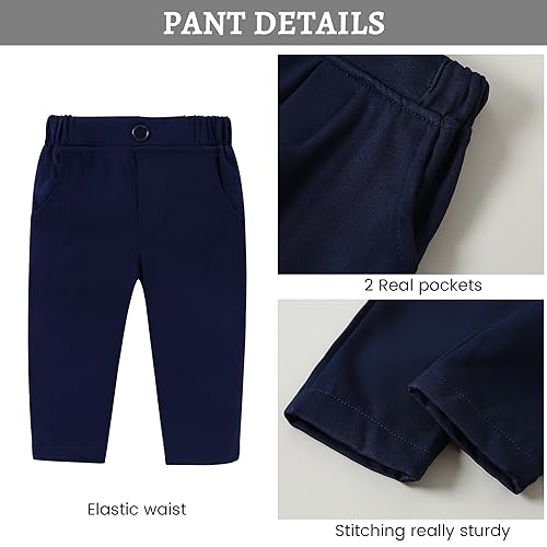 Image of SANMIO Toddler Baby Boys Clothes, Stylish Toddler Baby Boys Outfits Sweatshirt with Jeans Pants Set