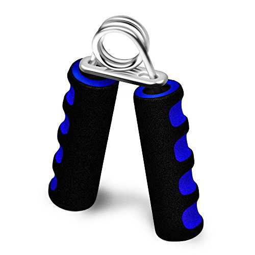 Hand Grip Strengthener, Finger Gripper, Hand Grippers, Quickly Increase Hand Wrist Finger Forearm Strength, Perfect for Musicians Athletes and Hand Rehabilitation Exercising (Blue)