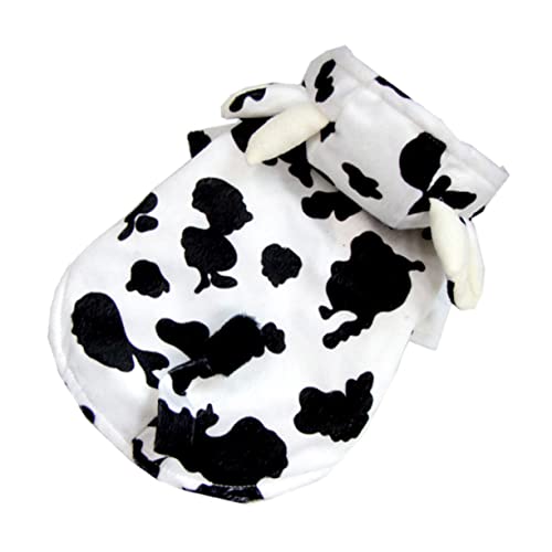 Disfraz de vaca para perro tamaño XS Toyvian
