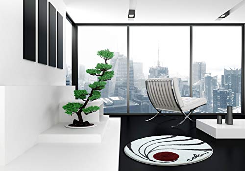 Grund Designer Bath Mat COLANI, Ultra Soft and Absorbent, Anti Slip, 5 Years Warranty, Colani 18, Bath Mat 60x100 cm, White