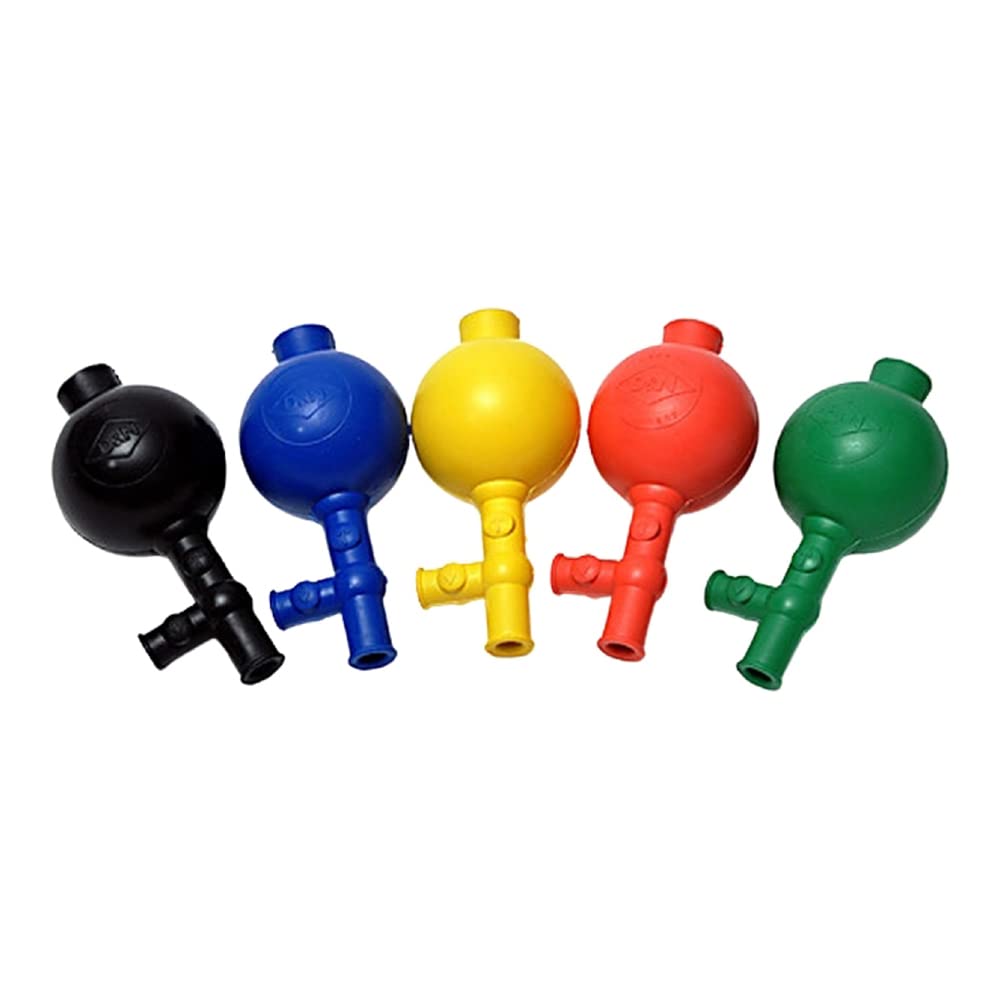 FISCHER TECHNICALFLIPKIT5 Flip Style Pipette Filler Assortment, Natural Rubber (Pack of 5)