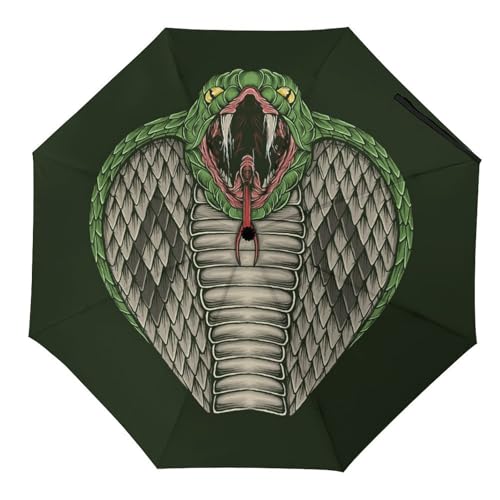 Parapluie pliant écailles de sirène bleues automatique et compact pour voyage