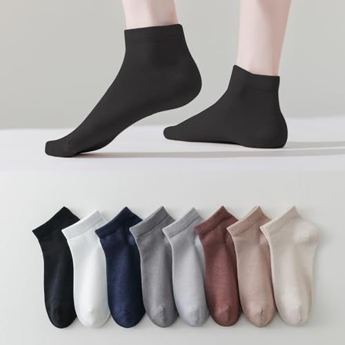 Image of EPEIUS Women's Bamboo Ankle Socks - Seamless Toe, Low Cut, No Show, Lightweight 3 /6 Pack