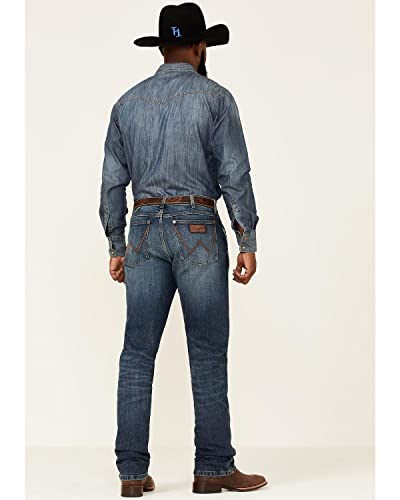 Image of Wrangler Men's Retro Slim Fit Straight Leg Jean