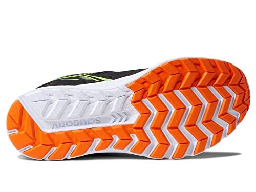 Saucony Boy's Cohesion 14 LTT (Little Kid/Big Kid) Black/Multi 7 Big Kid M3