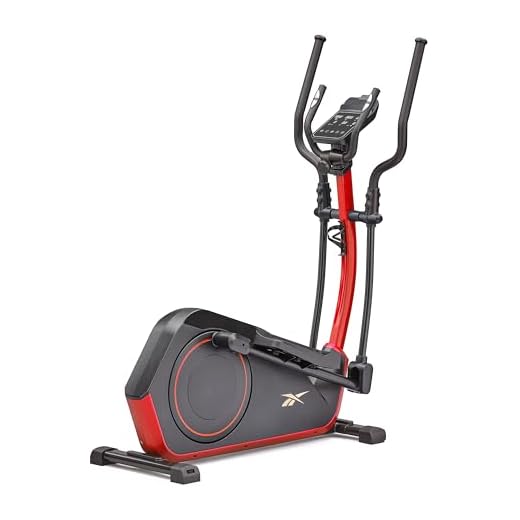 Reebok FR30 Magnetic Elliptical Cross Trainer for Smart Full Body Home Workout & Low Impact Cardio Fitness w/ 9KG Flywheel, 15” Stride, Tablet Holder, Bluetooth, LED Touchscreen, 32 Resistance Levels