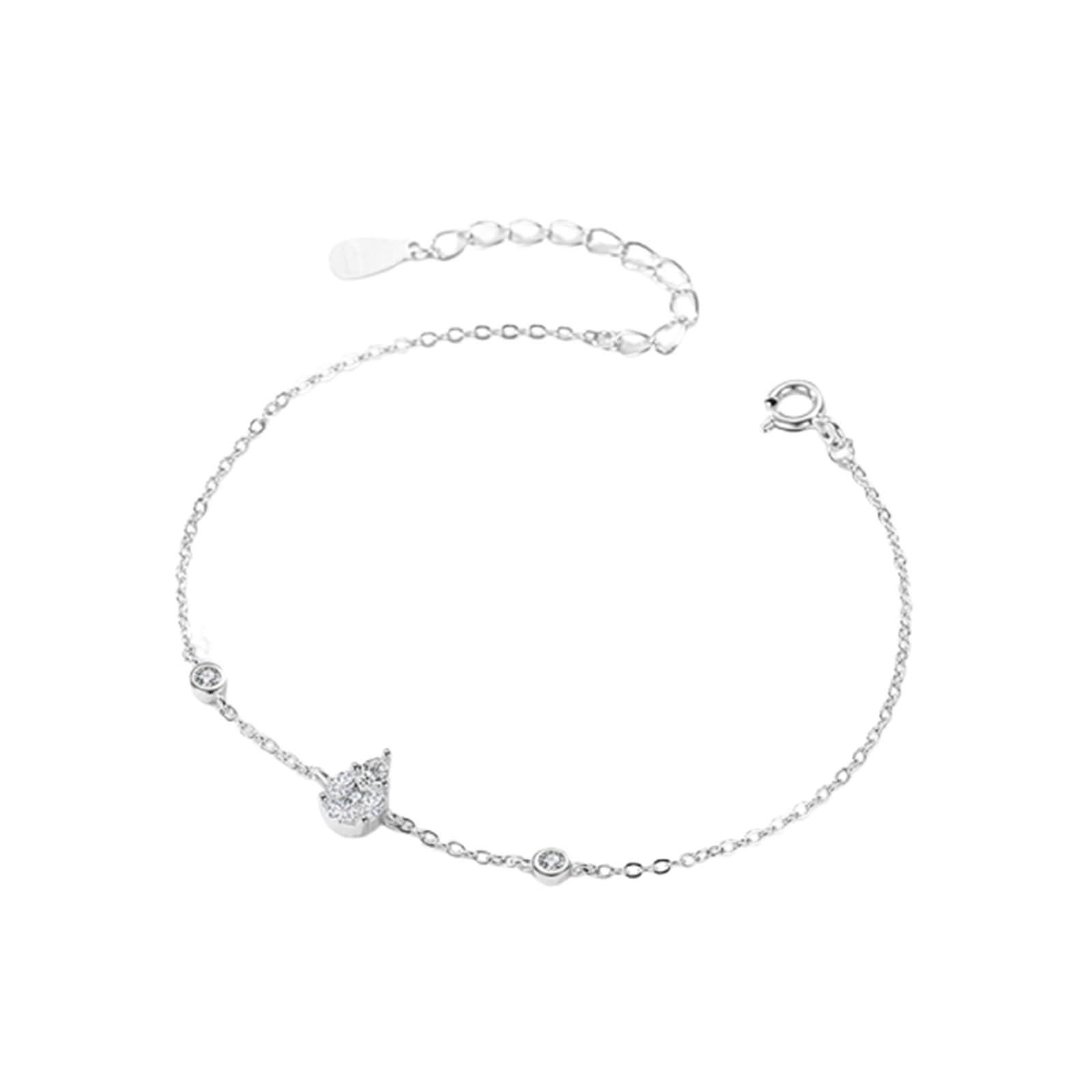 Bransoletka Charms żółte złoto 18K 750, łańcuszek damski bransoletki z prawdziwym diamentem, bransoletka Platinum PT950