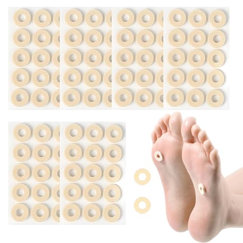 90 cojines de maíz, espuma de látex suave almohadillas autoadhesivas para callos, antideslizantes almohadilla antifricción reduce el dolor de pies y talón para los dedos de los pies