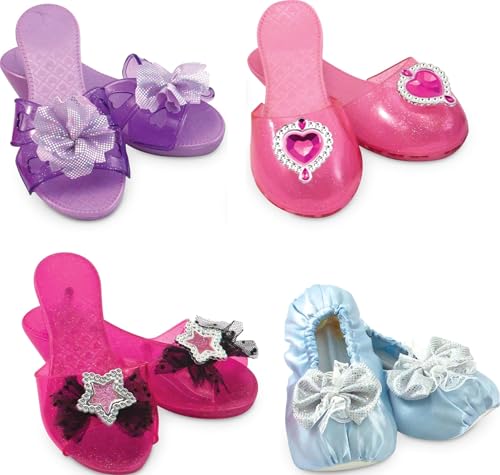 Melissa & Doug Role Play Collection - Step In Style! Dress-Up Shoes