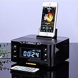 3. Eingebautes FM-Radio, Stereo-Bluetooth-Wiedergabe und Bluetooth-Freisprechfunktion mit NFC-Funktion, eingebaute Lithium-Batterie mit 2600 mA und hoher Kapazität, Lautsprecherleistung 5 W x 2, gute Klangqualität;