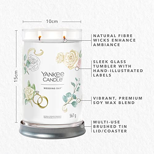 Yankee Candle Signature Scented Candle, Wedding Day, Large Tumbler - Image 4
