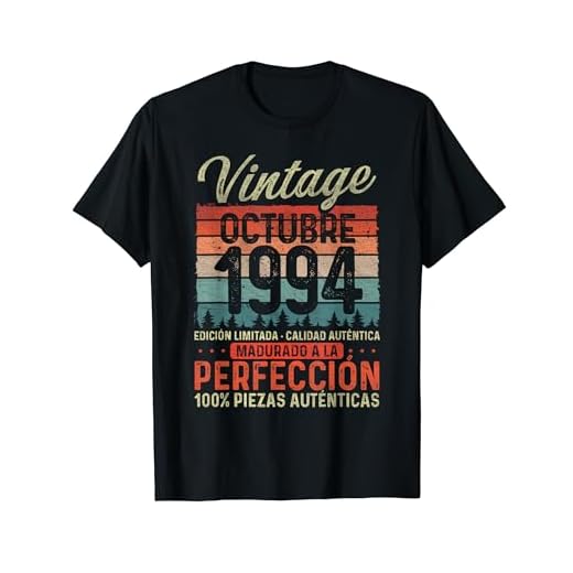 Octubre 1994 Vintage Regalo 29 Años Cumpleaños Hombre Camiseta