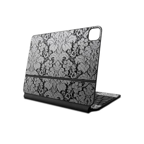 Carbon Fiber Skin for Apple Magic Keyboard iPad Pro 13in (M4) 2024 - Floral Retro