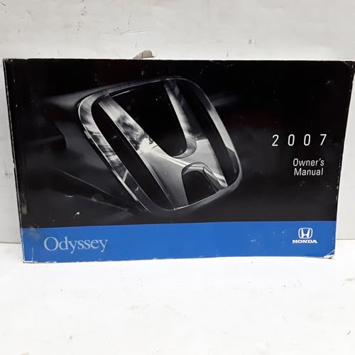 2007 Honda Odyssey Owners Manual